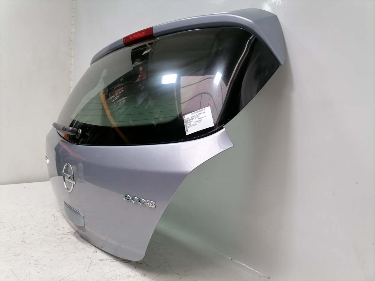 Opel Corsa D original Heckklappe mit Heckscheibe Z163 Lichtsilber 5-T&uuml;rer Bj.2010